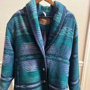 Vintage Woolrich Aztec Cardigan coat